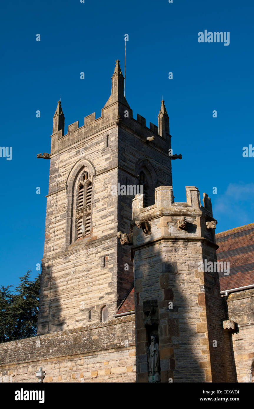 St. Matthew`s Church, Salford Priors, Warwickshire, England, UK Stock Photo Alamy